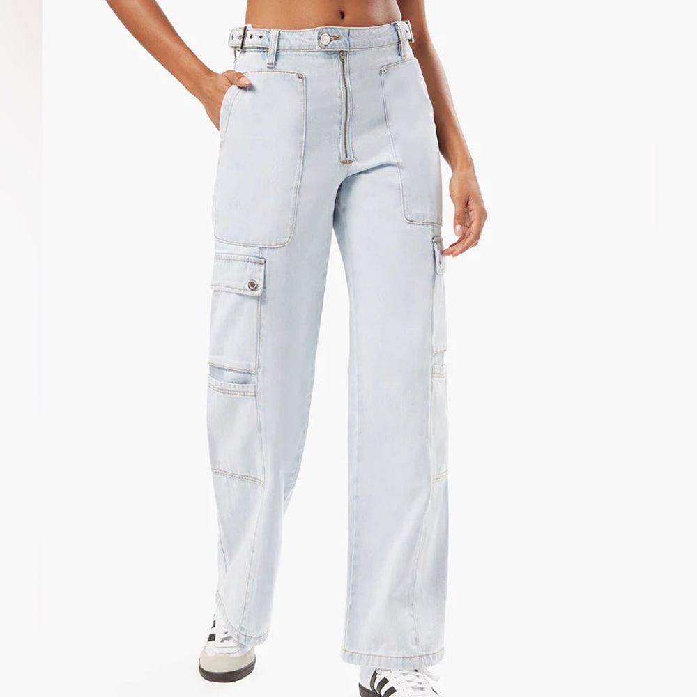 WeWoreWhat Utility Straight Leg Cargo Jean